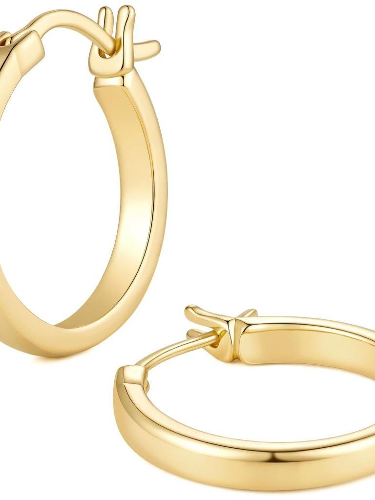Effortless Elegance: 14k Gold Hoop Earrings For Women